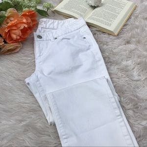 🌸Ann Taylor LOFT Modern Crop White Denim Jeans